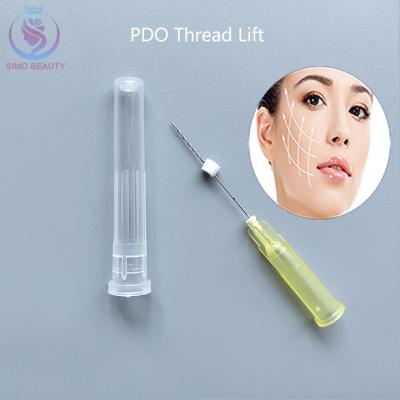 China Pdo Fio Absorbable Mono Surgical Screw Face Lifting Suture Thin Elevator Needles for sale