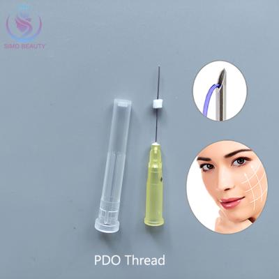 China Face lift wire lifting Pdo mono tooth 23g 3d meso wire lift with needle for sale