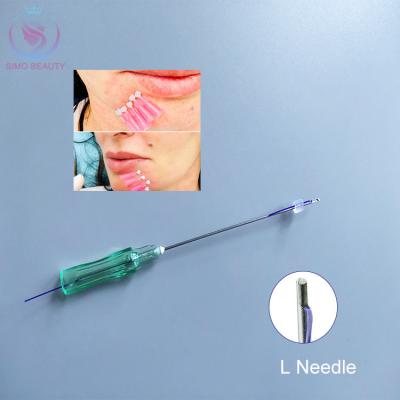 China Face lifting tooth pdo floss needle tooth floss facial anti aging pdo korea double for sale