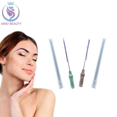 China Face lifting L type pdo wire nose wire cannula hilos tensores care V facial line lift for sale