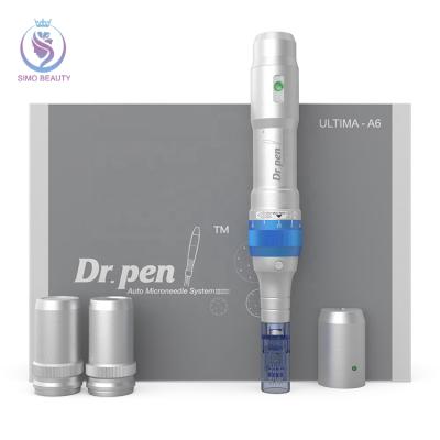 China Anti-puffiness equipment beauty salons derma pen scam mesoterapia personal microneedling pen Dr.pen ultima a6 for sale