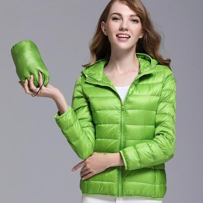 China Well-designed downjacket in good quality viable and light weight down coat for women for sale