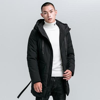 China New Men's Youth Winter Viable Long Cotton Casual Hooded Fashion Jacket Coat for sale