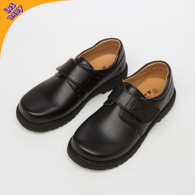 China Wholesale Rubber Children's Performance Black Leather Shoes Flower Shoes Children's Little Shoes for sale