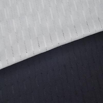 China Hot Sale BCI Breathable Cotton Gauze Yarn Dyed Jacquard Shirt Fabric TY-90344 for sale