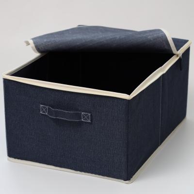 China Viable factory wholesale portable living box, solid color living room storage box for sale