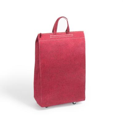 China Viable Cotton Fashional Cloth Foldable Folding Travel Luggage Bag for sale