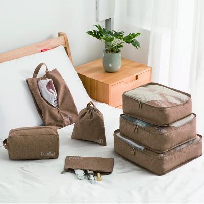 China Sustainable Cationic Fabric Travel Storage Bag for sale