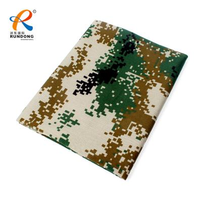 China Waterproof CVC 60/40 Camouflage Cloth Poplin Fabric For Military Uniform for sale