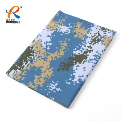 China Best Quantity TC 65/35 Waterproof Twill Fabric For Desert Camouflage Fabric for sale