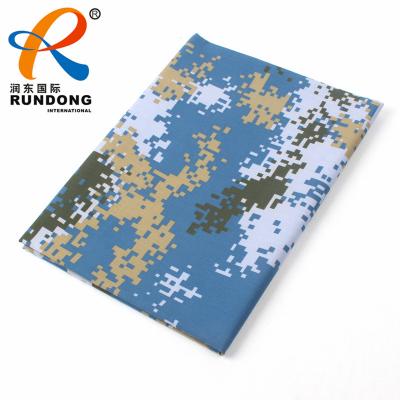 China Shrink-Resistant Ripstop CVC Camouflage Fabric For Army And Military Uniform for sale