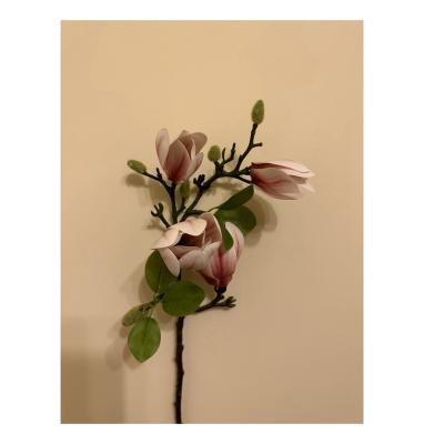 China Wedding Wholesale Handmade Magnolia Flower Bracteata Aritificial Home Decoration Magnolia Flower For Wedding Home Decoration for sale