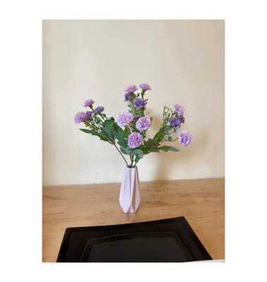 China Wedding Real Touch Flower Lilac Plastic Flower Home Bouquet Colorful Purple Decoration Artificial Flowers For Wedding for sale