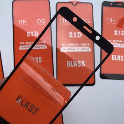 China Mobile Phone For Infinix HOT9 Game Note7 11H 21D Full Glue Tempered Glass Screen Protector film for sale