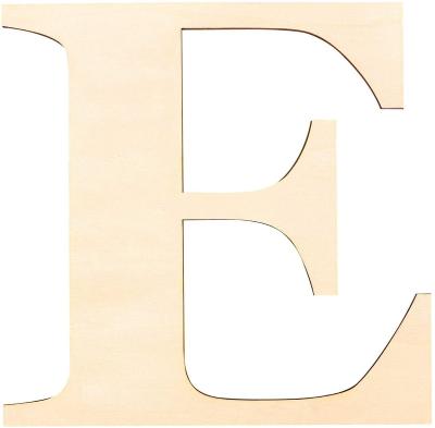 China Europe Unfinished Wooden Letters Thick Wooden Letters Sign Decoration Wood Decoration For Wall Painting, Craft And Home Decor for sale
