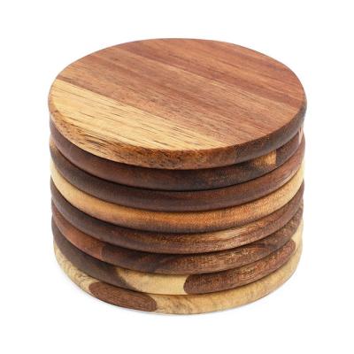 China Europe Customized Wooden Home Decoration Kitchen Cup Coaster Set for sale