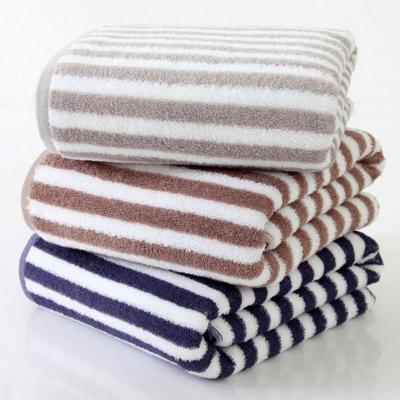 China Nice Absorbency Bath Towel Super Thick 100% Cotton Terry 70x140cm or Customized for sale