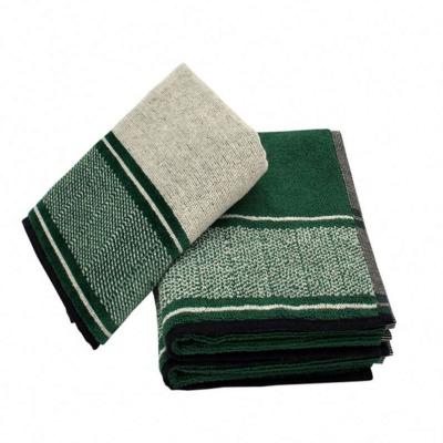 China Sport 100% Absorbent Wholesale Cotton Logo Jacquard Cotton Face Towel for sale