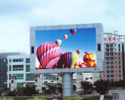 China P4 P5 P6 P10 outdoor giant pice outdoor advertising screen led display for sale