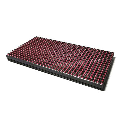 China p10 outdoor single red color screen module 320* 160mm HUB12 outdoor led display for sale