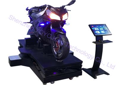 China Motorrad des einzelnen Spieler-9D VR, das Simulator 720 Grad 12 Monate Garantie-läuft zu verkaufen