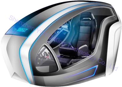 China Autorennen-Simulator-virtuelle Realität 9D VR, die Typ- einsspieler-Fiberglas-Material fährt zu verkaufen