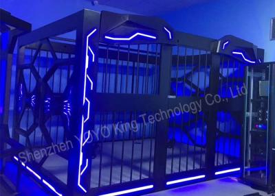 China Zombie Fighting Games Simulator 9D VR Games 4 Players Interactive Platform Cage for sale