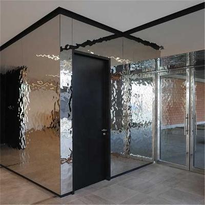 China Interior Decoration Water Ripple Stainless Steel Sheet For Wall Decoration for sale