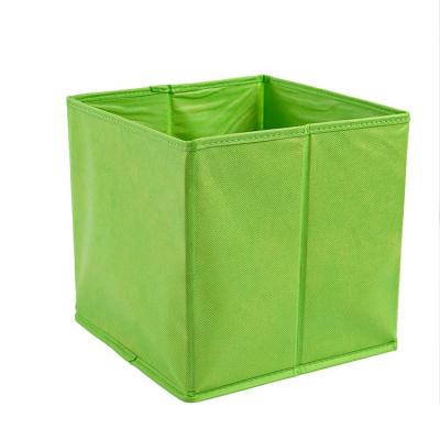 China Viable storage cheap cartons folding cube nonwoven fabric storage box multifunctional nonwoven fabric for sale