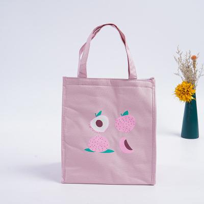 China Custom Wholesale Waterproof Food Delivery Logo Insulated Thermal Lunch Bag Thermal Bag for sale