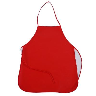 China Cleaning Cooking Apron Kitchen Red Stain Resistant Customized Comfortable Aprons for sale