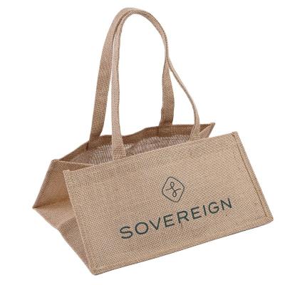 China New Durable Jute Shopping Bag Supplier Fashion Brand Jute Shopping Bag High Quality for sale