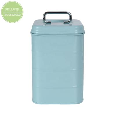 China Durable Metal Galvanized Portable Laundry Wash Bin Storage Container Tin Cleaning Box Housekeeper Box with Tay and Handle for sale