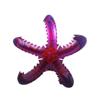 China Wedding Factory Ceiling Color Changing LED Flower Balloon, Lighting Inflatable Flower For Decoration for sale