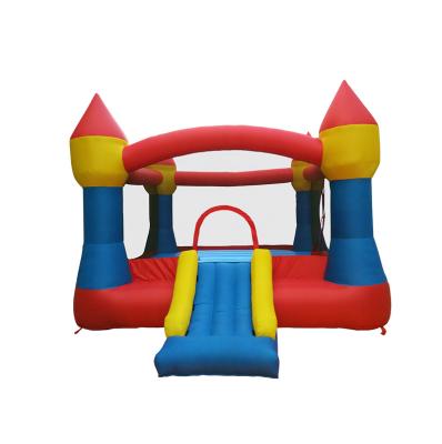 China Inflatable Factory Jumping Inflatable Bounce House , Inflatable Bouncy Castle With Slide For Outdoor Kids for sale