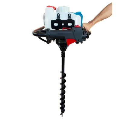 China High Quality 2 Stroke 2-Stroke Auger 52CC Ground Post Hole Excavator Gasoline Powered 2-Stroke Ground Drilling Rig for sale