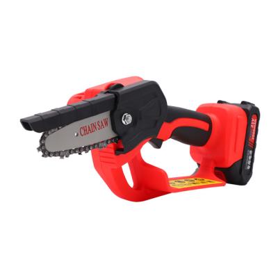 China factory price single hand 2-Stroke 4 inch electric mini lithium saw cordless chain cutter garden filling tool for sale