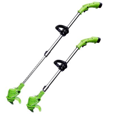 China Hot Selling Mini Retractable Cordless Lawn Mower Brush Household Garden Portable Trimming Electric Mower for sale