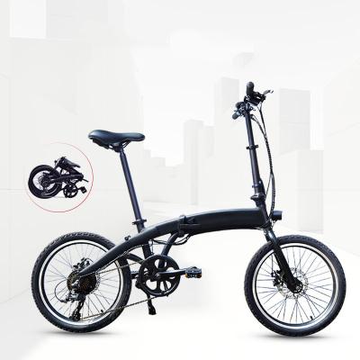 China Aluminum alloy bicicleta ciclo SHIMANO 6 SPEED LIGHTWEIGHT 20 INCH FOLDING ELECTRIC MOUNTAIN BIKE 36V 250W E-BIKE FOR SALE for sale