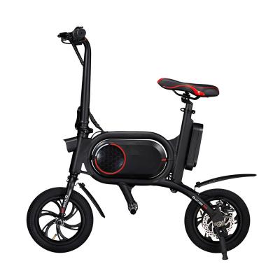 China Aluminum Alloy OEM/ODM 12 Inch 6.6mah USB Left Electric Mini Folding Bike Other City Electric Bikes For Urban Commuting for sale