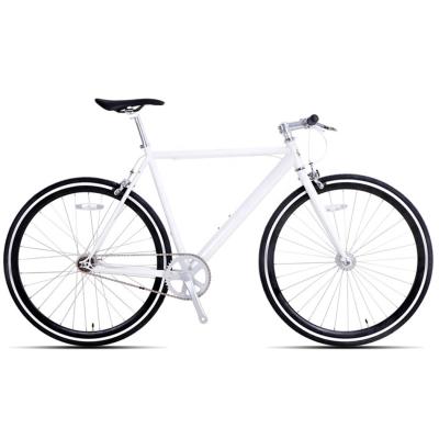 China Factory Sale Single Speed ​​Bike 700C Fixed Track Bicycle Steel Flat Spoke Racing Fixed Wheel Road Bicycle for sale