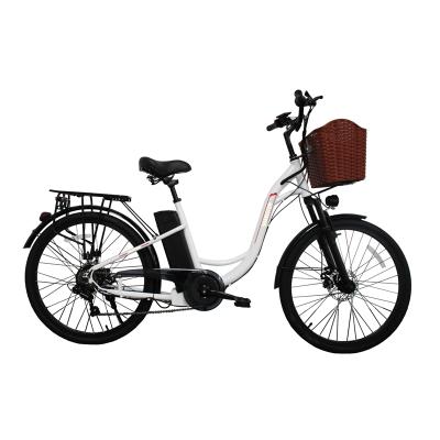 China Spanish electric stylish city bike ciclo de bicicleta aluminum alloy electric city bike for lovely girl or mom for sale