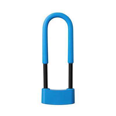 China Customized anti-theft Wholesale steel ciclo USB charging blue tooth bicicleta U shape lock bicycle bicycle lock for sale