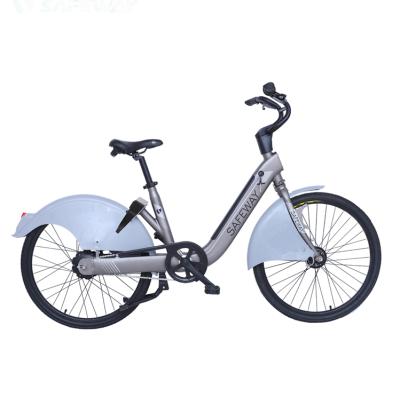 China 5A Aluminum Alloy City Bike 250w 36v 10ah LCD Main Display Electric Urban Cruiser City BikeSharing part bikeSharing for sale