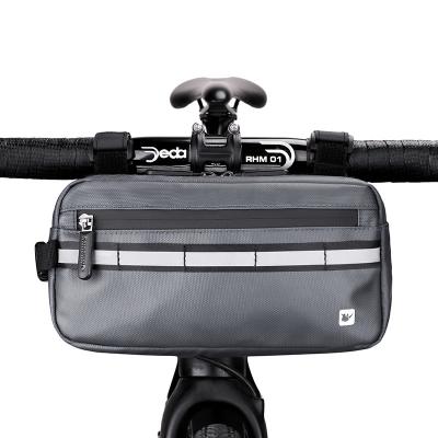 China Waterproof Durable With Bike Front Handlebar Bag, Professional Bike Front Road Frame Bag Cycling Basket Bag Bicycle Phone Case Packing for sale