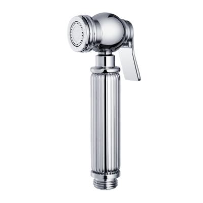 China Brass Muslim Headless Diverter Shower Bidet Sprayer Set With Hose And Holder for sale