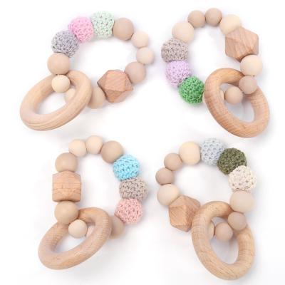 China Safe for Baby Teething Safe for Baby Teething Custom Funny Pacifier Bunny Monkey Silicone Beads Teether for sale