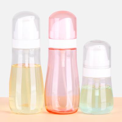 China BEAUTY PACKAGING Mini Cosmetic Plastic Pouch 50ml Hair Perfume Plastic Spray Continuous Refillable Bottle for sale