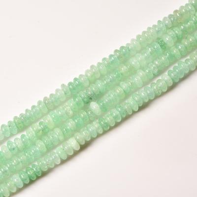 China DIY Necklace Bracelet Making Strand 2x4mm Rondelle Stone Beads Natural Green Jade Gemstone Heishi Beads DIY Necklace Loose Natural Abacus Stone Beads B-219-1 for sale