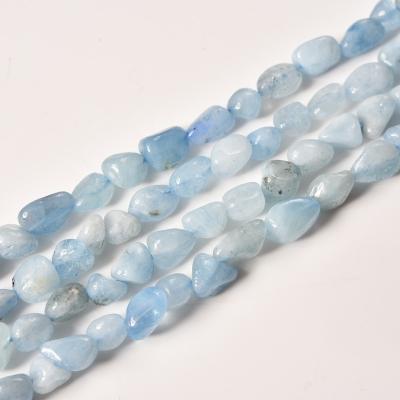 China Drilled Wholesale Natural Irregular Shaped Aquamarine Nuggets Gemstone Beads for diy Jewelry Making 15